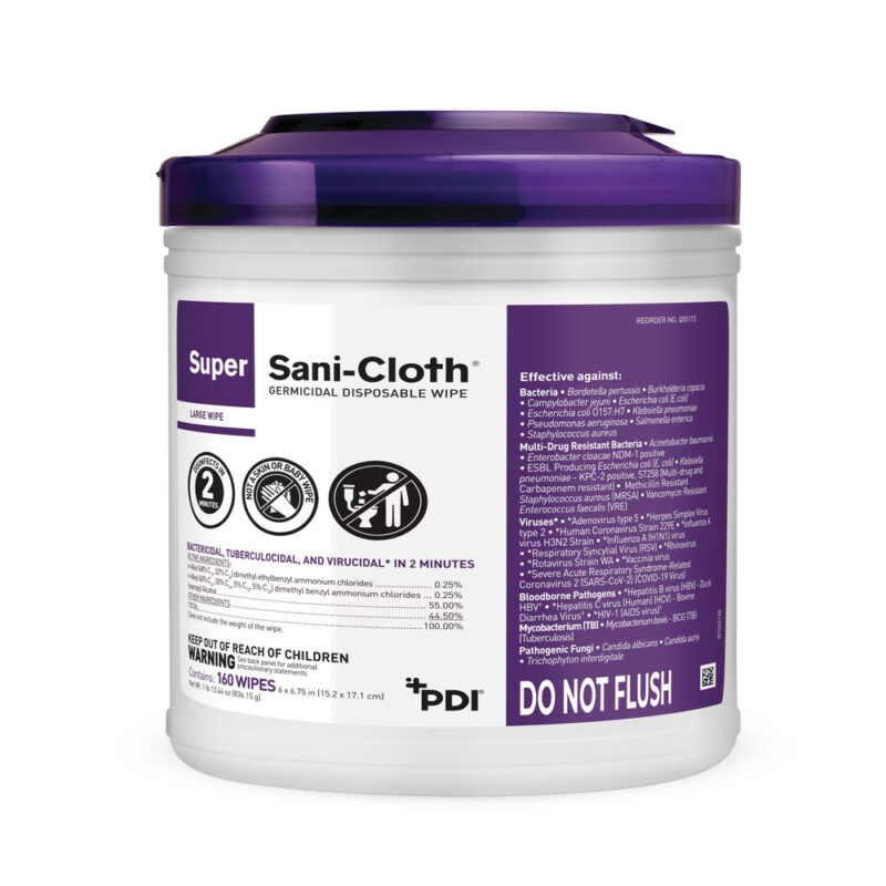 PDI® Sani-Cloth® AF3 Germicidal Disposable Wipe, Large, 6 x 6.75 Inch