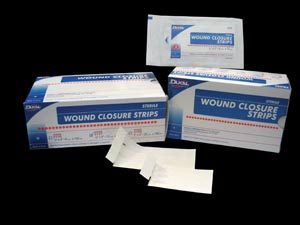 Wound Closure Strip, Sterile, ¼" x 1½", 6/pkg, 50 pkg/bx