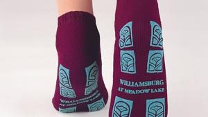 PRINCIPLE BUSINESS PILLOW PAWS® TRED MATES™ SLIPPER SOCKS(cs)