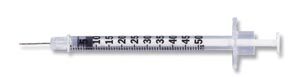 BD LO-DOSE™ INSULIN SYRINGE WITH NEEDLES(cs)