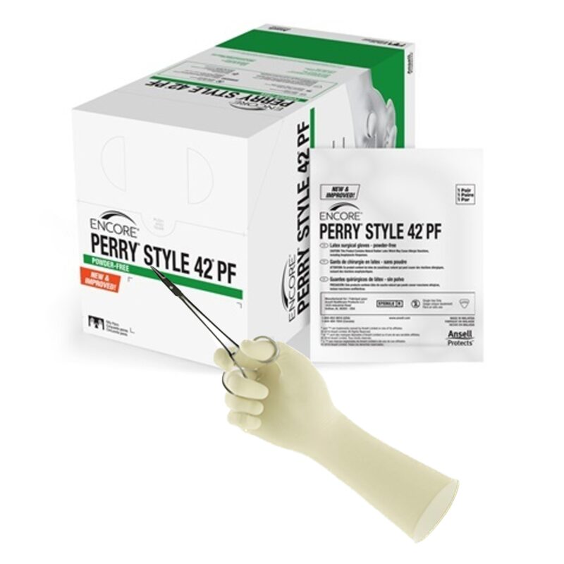 ANSELL ENCORE PERRY® STYLE 42 POWDER FREE SURGICAL GLOVES (BX)