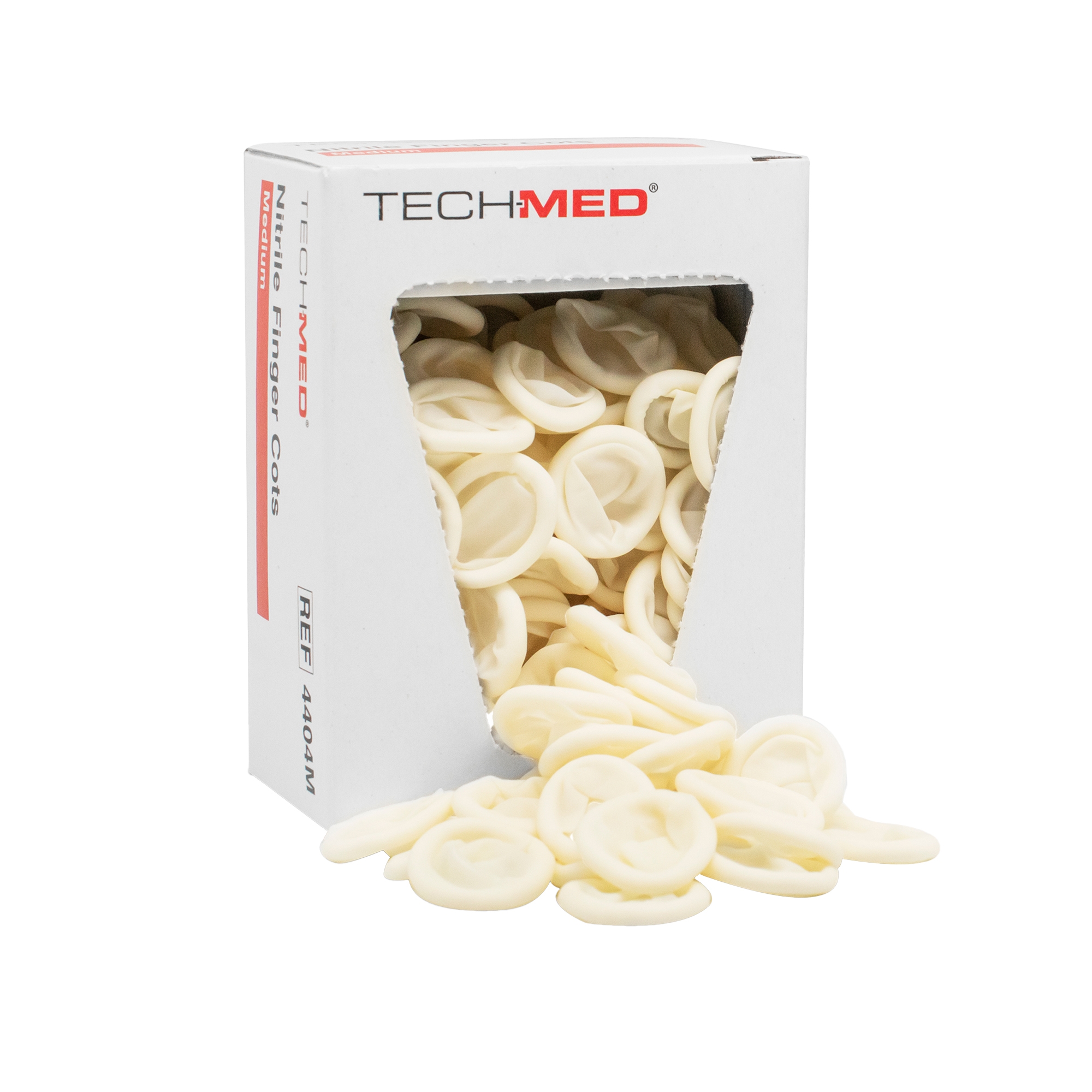 Dukal Tech-Med® Latex-Free Finger Cot, Size Large, (100/Box) - Item #4404L