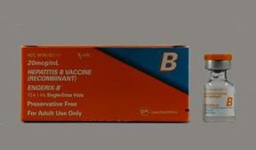 Engerix-B Hep B Adult PFS 20mcg/1mL, 10/pk(BX)