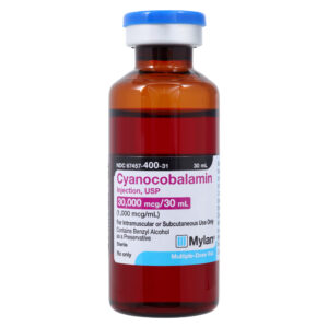 Cyanocobalamin (Vitamin B12) Injection, USP, 1,000 mcg/mL, 30 mL Multiple-Dose Vial (MDV)