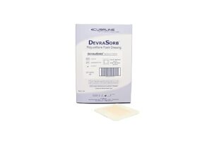 DUKAL DevraSorb™ Island Foam Dressing, 4" x 4", Sterile (BX)