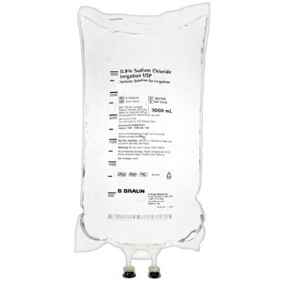 B. Braun® 0.9% Sodium Chloride Irrigation USP, 3,000 mL TITAN XL® Container