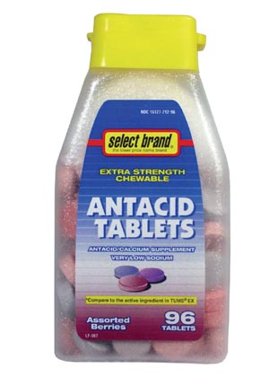 SAJ SELECT BRAND ANTACIDS-TABLETS(cs)