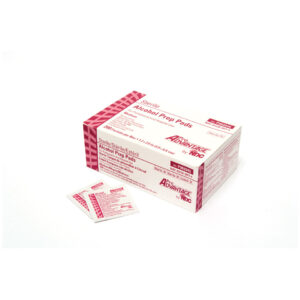 Alcohol Prep Pads, 70% Isopropyl, Large, Sterile (100/Box)
