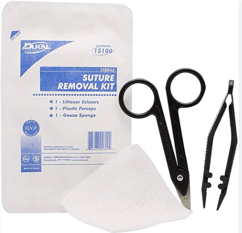 Dukal Suture Removal Kit, Sterile - Item #15100