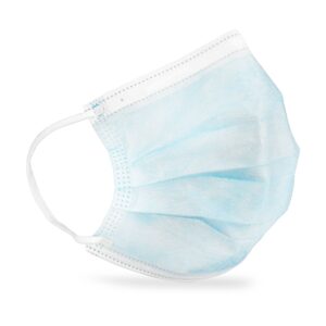 Dukal ASTM Level 1 Surgical Mask, Blue, Earloops - (50/Box) - DUK 1541