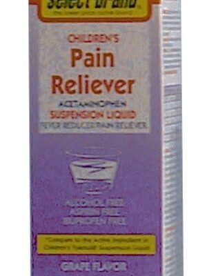 SAJ SELECT BRAND NON-ASPIRIN SUSPENSION-INFANT/CHILDREN(cs)