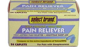 SAJ SELECT BRAND ANALGESIC-CAPLETS(cs)