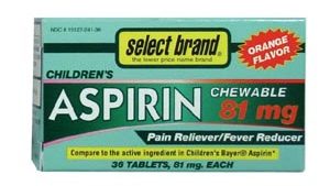 SAJ SELECT BRAND ASPIRIN-TABLETS(cs)