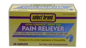 SAJ SELECT BRAND ANALGESIC-CAPLETS(cs)