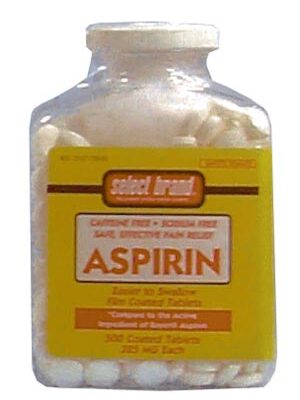 SAJ SELECT BRAND ASPIRIN-TABLETS(cs)