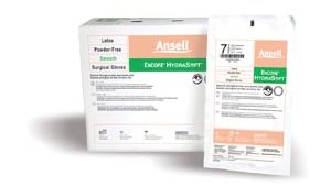 ANSELL ENCORE® HYDRASOFT™ POWDER-FREE STERILE SURGICAL GLOVES(cs)