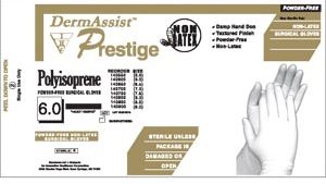 INNOVATIVE DERMASSIS®  PRESTIGE® POLYISOPRENE POWDER-FREE NON LATEX GLOVES(cs)