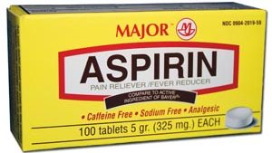 MAJOR ASPIRIN TABLETS(ea)