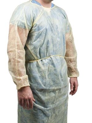 GRAHAM FIELD GRAFCO® POLYPROPYLENE ISOLATION GOWN(bx)