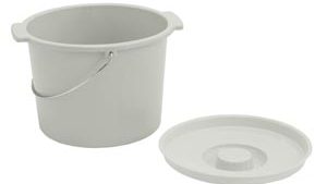 LUMEX LARGE CAPACITY COMMODE PAIL(cs)