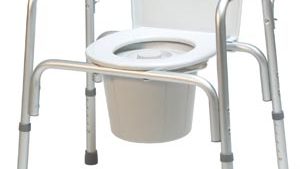 LUMEX THREE-IN-ONE ALUMINUM COMMODE(cs)