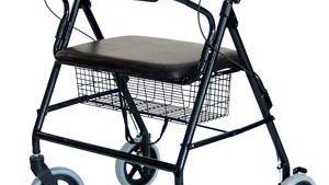 LUMEX WALKABOUT BARIATRIC IMPERIAL FOUR-WHEEL ALUMINUM ROLLATORS(ea)
