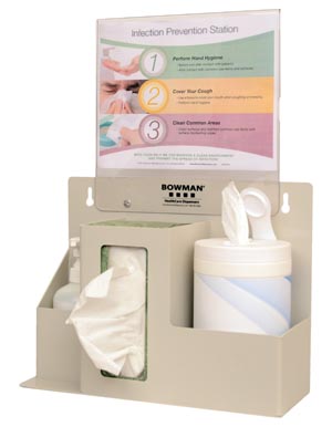 BOWMAN INFECTION PREVENTION ORGANIZER/STATION(ea)