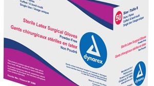 DYNAREX LATEX POWDER FREE SURGEONS' GLOVES(cs)
