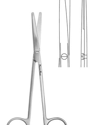 MILTEX MEISTERHAND METZENBAUM SCISSORS(ea)