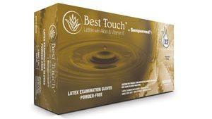 SEMPERMED BEST TOUCH® LATEX GLOVES WITH ALOE & VITAMIN E(cs)