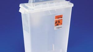 COVIDIEN/MEDICAL SUPPLIES IN-ROOM CONTAINERS WITH ALWAYS-OPEN LIDS(cs)