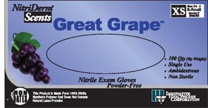 INNOVATIVE NITRIDERM® SCENTS POWDER-FREE NITRILE GLOVES(cs)