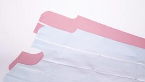 TIDI TISSUE POLY TISSUE PATIENT GOWN(cs)