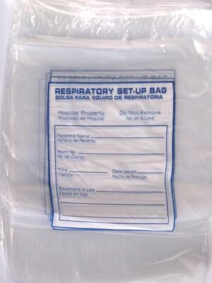 RD PLASTICS RESPIRATORY CARE SET-UP BAGS(cs)