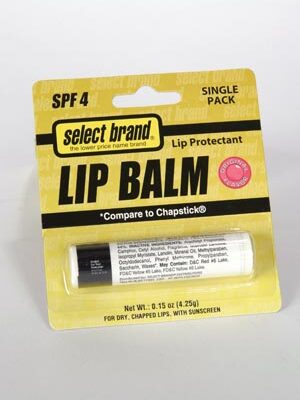 SAJ SELECT BRAND LIP BALM(cs)