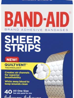 J&J BAND-AID® SHEER STRIPS & SPOTS(cs)