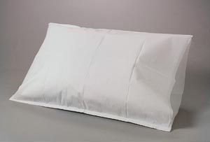 Pillowcase 21x30" Everyday Tissue/ Poly Full Size Wht Disp 100/Ca