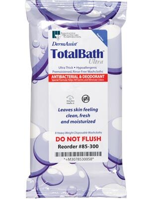 INNOVATIVE DERMASSIST® TOTALBATH™ WIPES(cs)