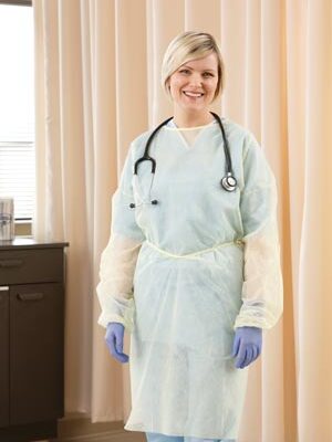 GRAHAM MEDICAL NON-WOVEN ISOLATION GOWN(cs)