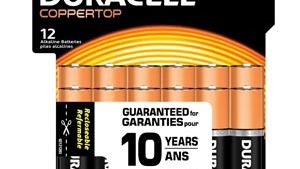 DURACELL® COPPERTOP® ALKALINE RETAIL BATTERY WITH DURALOCK POWER PRESERVE™ TECHNOLOGY(cs)