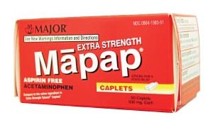 MAJOR ANALGESIC CAPLETS(ea)