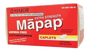 MAJOR ANALGESIC CAPLETS(ea)