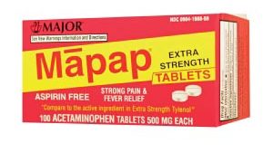 MAJOR ANALGESIC TABLETS(ea)