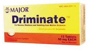 MAJOR MOTION SICKNESS RELIEF(ea)