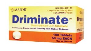 MAJOR MOTION SICKNESS RELIEF(ea)