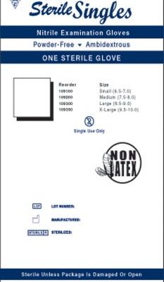 INNOVATIVE NITRIDERM® STERILE POWDER-FREE NITRILE EXAM GLOVES(bx)