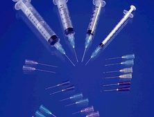 Exel Syringe & Needle, Luer Slip, 3cc, Low Dead Space Plunger, 25G x 5/8″, 100/bx