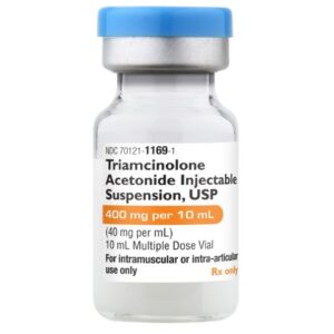 Triamcinolone Acetonide Injectable Suspension, USP, 400 mg/10 mL (40 mg/mL)
