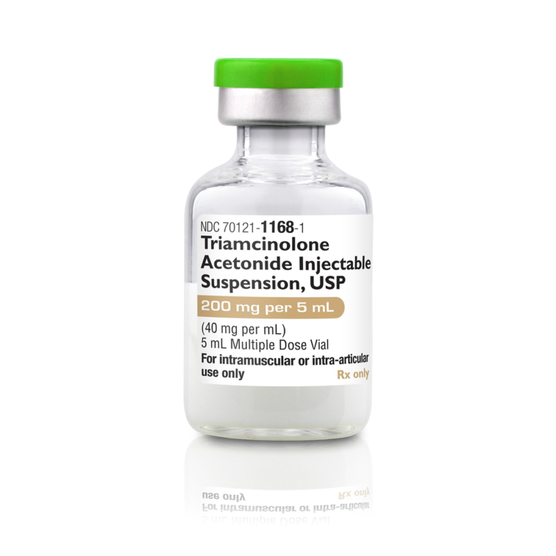 Triamcinolone Acetonide Injectable Suspension, USP, 40 mg/mL, 5 mL Multi-Dose Vial