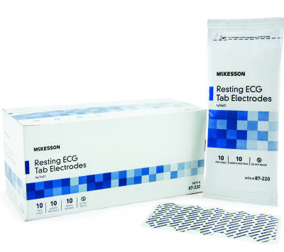 ELECTRODE, ECG TAB RESTING (10CD 10CD/PK 10PK/BX)(BX)